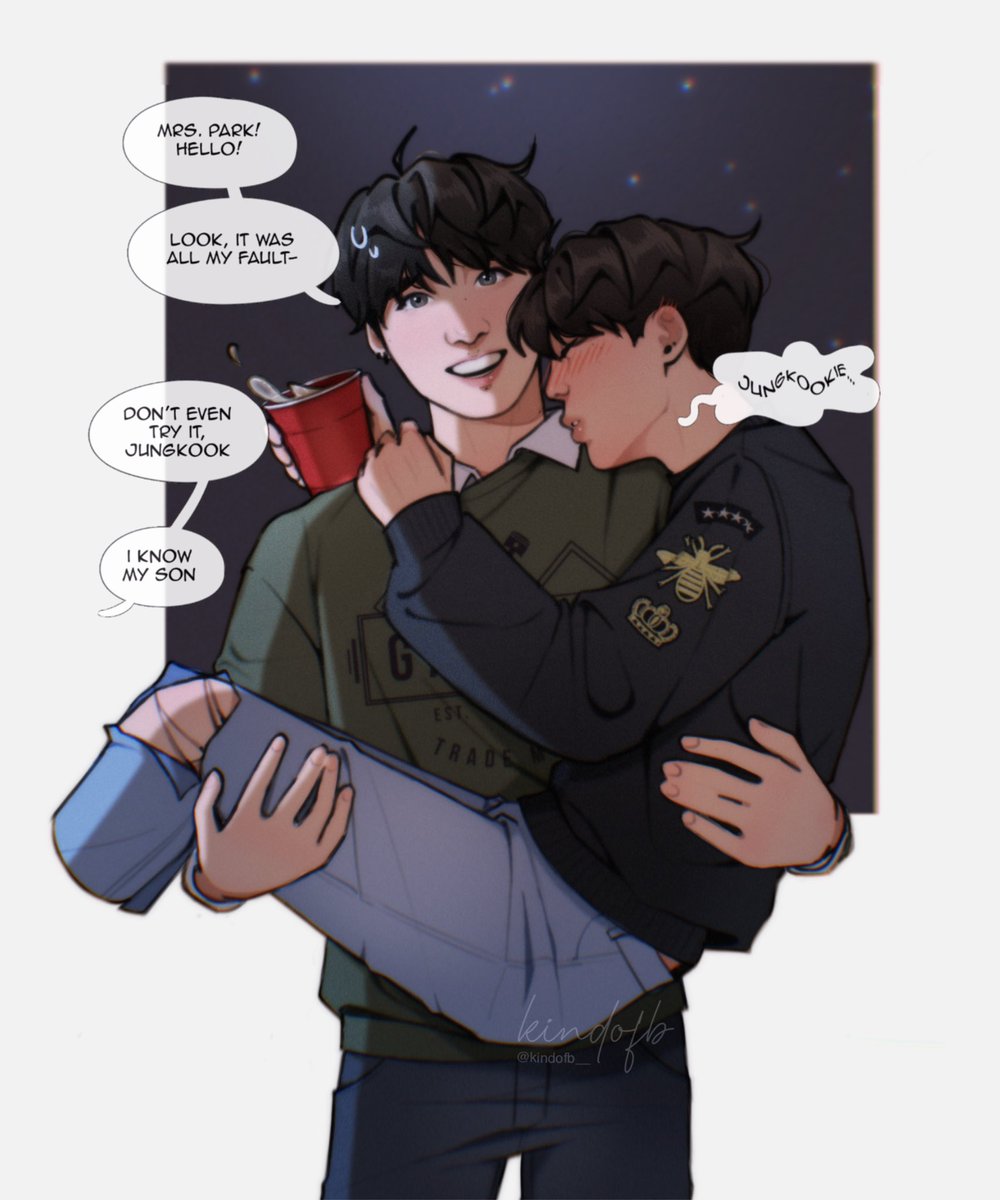 kindofb__'s tweet photo. “jimin’s feet won’t touch the floor as long jungkook is around” https://t.co/UQA91gciA9