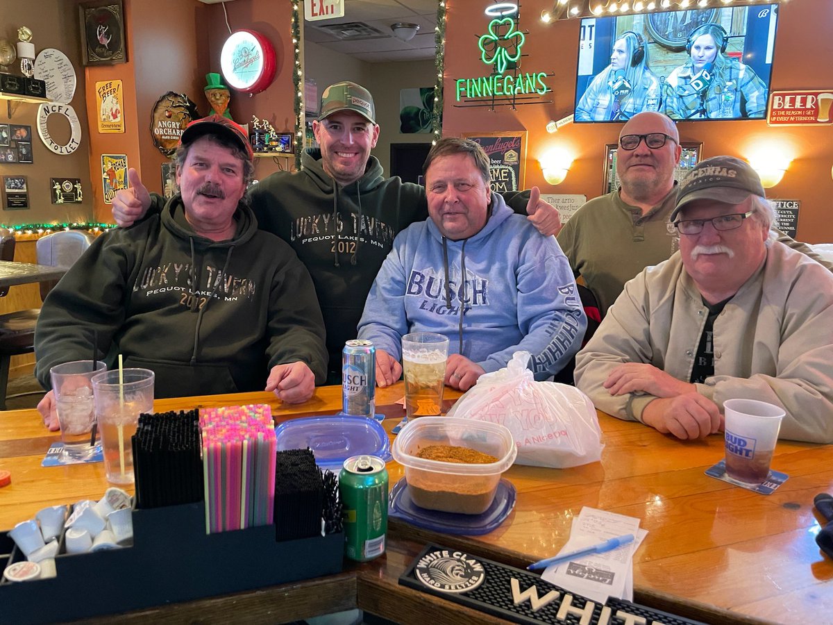 The boys are back together for another meat raffle.