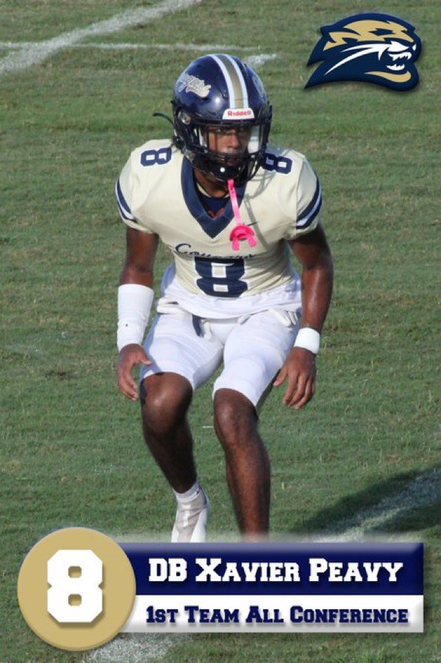 Xavier Peavy (@xavierpeavy) on Twitter photo I am thankful to be selected as 1st team all conference!! <a href="/ClayboCoach/">Claybo Varnum</a>
<a href="/JourneyanFuture/">Coach Jon "Fin" Finley</a>
<a href="/DOORANTFOOTBALL/">Durant Football</a> <a href="/PrepRedzoneFL/">Prep Redzone Florida</a> I am thankful to be selected as 1st team all conference!! <a href="/ClayboCoach/">Claybo Varnum</a>
<a href="/JourneyanFuture/">Coach Jon "Fin" Finley</a>
<a href="/DOORANTFOOTBALL/">Durant Football</a> <a href="/PrepRedzoneFL/">Prep Redzone Florida</a>