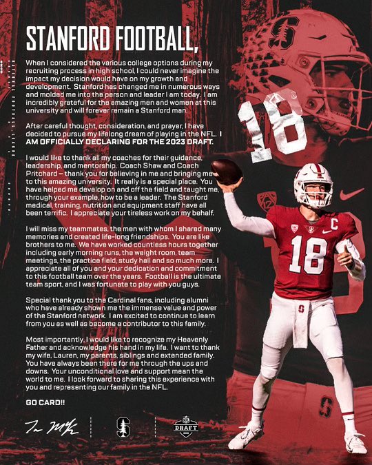 Thank you Stanford!!