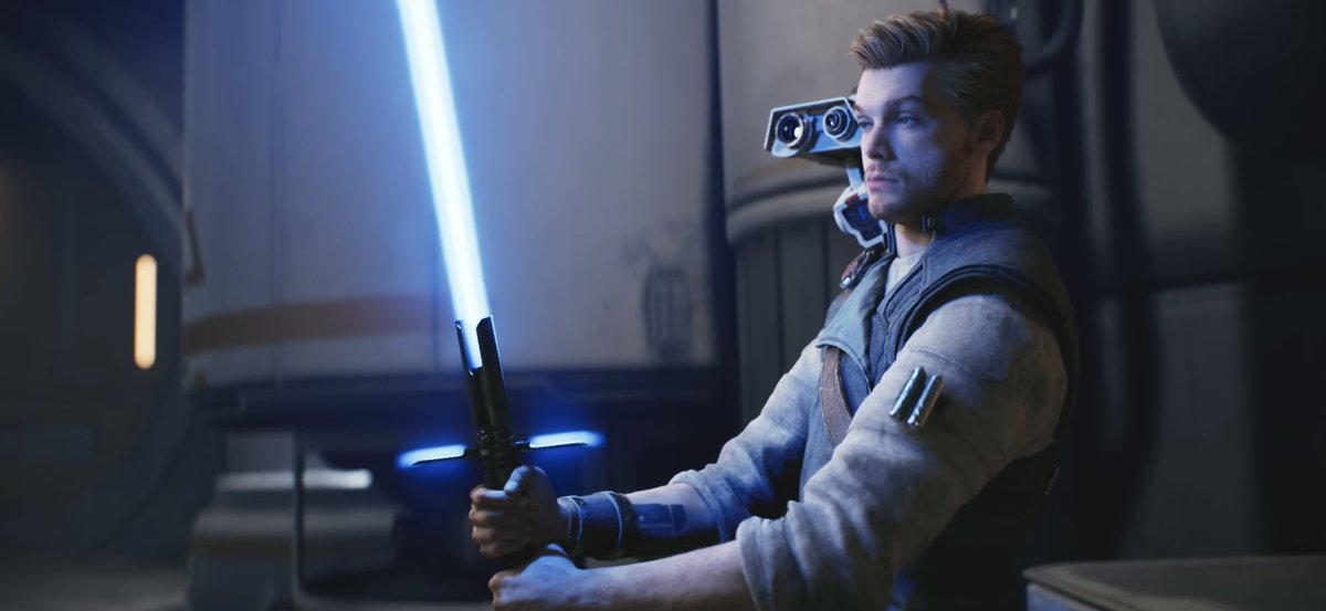 LightsaberJosh's tweet photo. All those different lightsaber styles of fighting looks incredible. Single, double, duel wield and a cross guard. https://t.co/07E9LRt66x