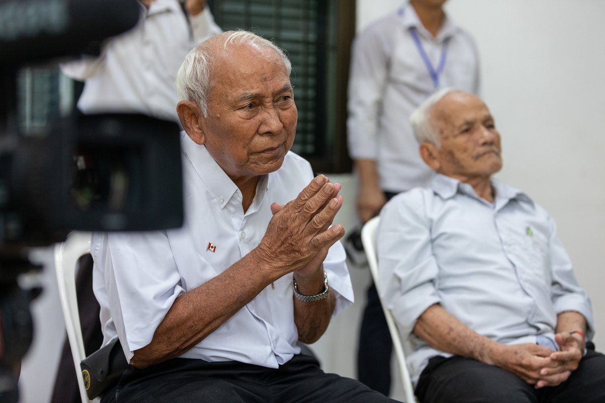 UNCambodia's tweet photo. “I recently visited #TuolSleng Genocide Museum in Phnom Penh🇰🇭, where I had the privilege of meeting survivors of atrocity crimes. Their moving testimony was a forceful reminder of the individual suffering, pain, and horror of genocide and atrocity crimes.”@antonioguterres, UNSG. https://t.co/CN7qxMkm05