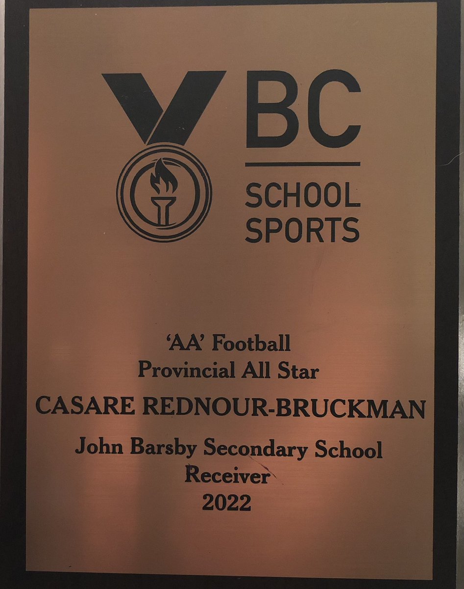 chesjrb's tweet photo. Thank you @BCHSFB @BCSchoolSports for the award! https://t.co/QuZr8ID4d0