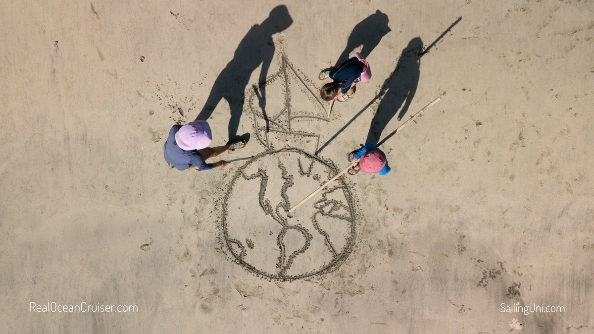 DrDavidJAbbott's tweet photo. Sailing Exit Only around the world. https://t.co/NF90ivCBEg #sailing #realoceancruiser #shadow #shadows #sand #beach #drone #cruising #cruisers #catamaran #circumnavigation #aroundtheworld #drawing #exitonly #maxingout https://t.co/IaN91xpbzH