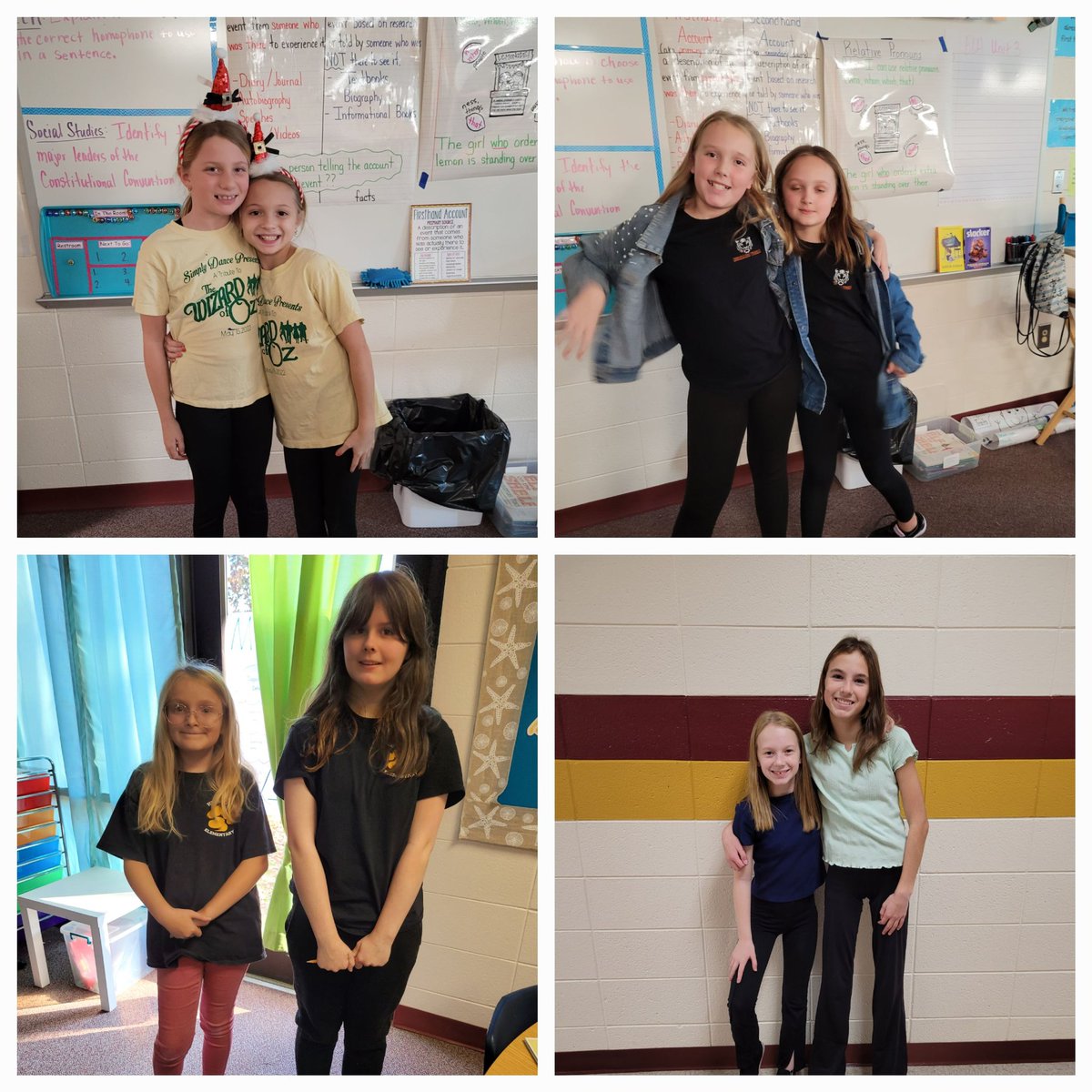 Hub_Sped4's tweet photo. Hubbard's Holiday Dress Up Days.....Two Turtle Doves #HUBfamily #twinning https://t.co/PjWxFJ96fx
