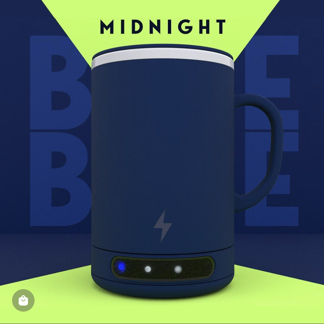 Midnight Blue — the best-selling BoltMug. Back by popular demand, it is NOW AVAILABLE at our online store boltmug.com
