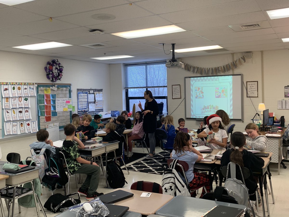 TedHiff's tweet photo. Welcome to Mrs. Franklin’s 5th grade ELA class at @WarrenFHSD. “Signposts of learning moments for characters” was the learning focus for each Book Club! #30SecondFeedback @MrsEubank321 @BevAnnBoyd @RLGMike @FrancisHowell @Connieteach @StLouisRPDC @EducPlus @MLDSLeaders https://t.co/hsA005L0x4