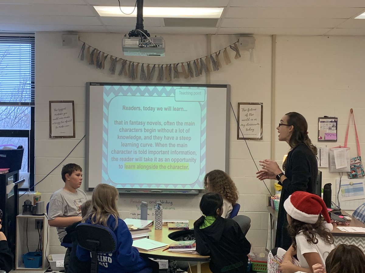 TedHiff's tweet photo. Welcome to Mrs. Franklin’s 5th grade ELA class at @WarrenFHSD. “Signposts of learning moments for characters” was the learning focus for each Book Club! #30SecondFeedback @MrsEubank321 @BevAnnBoyd @RLGMike @FrancisHowell @Connieteach @StLouisRPDC @EducPlus @MLDSLeaders https://t.co/hsA005L0x4