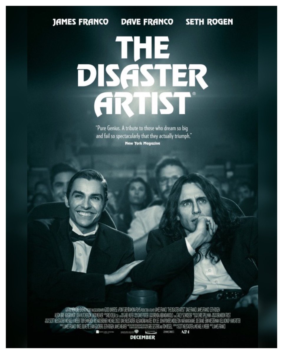 5 Years #thedisasterartist Starring: #JamesFranco #DaveFranco #SethRogen #AriGraynor #AlisonBrie #JackiWeaver #PaulScheer #ZacEfron #JoshHutcherson #JuneDianeRaphael #MeganMullally #JasonMantzoukas #AndrewSantino #NathanFielder Directed By: #JamesFranco 

#WreckLeaguePodcast