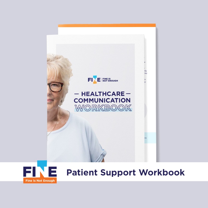 VoicesofMPN's tweet photo. Do you have conversations with your healthcare team about how myeloproliferative neoplasm (MPN) symptoms such as fatigue, itchiness, or night sweats impact your daily activities?

Download the FINE Healthcare Communication Workbook for communication tips.