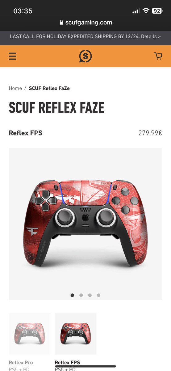 WanTV_'s tweet photo. @FaZeClan @ScufGaming I recently broke my arm after I was drinking, I bought a ps5 because it was the only thing I could use, so it would have been fine to have a good controller too https://t.co/7bzryy5Xmc