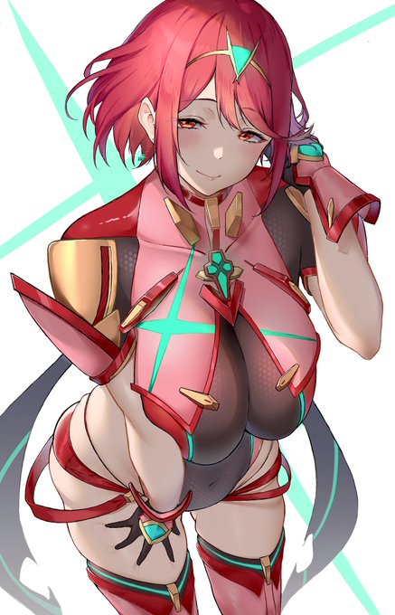 Skebでゼノブレイド2のホムラ描かせて頂きました❗️ 