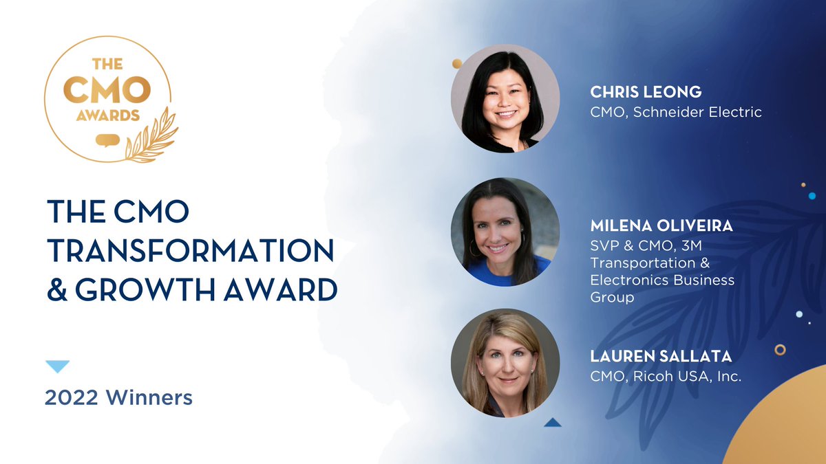 TheCMOclub's tweet photo. 🏆 Congratulations to the winners of the 2022 CMO Transformation and Growth Award, Chris Leong, Milena Oliveira, and Lauren Sallata. 

📷 Milena Oliveira accepting her award. #CMOawards https://t.co/wI2PbUsy9v