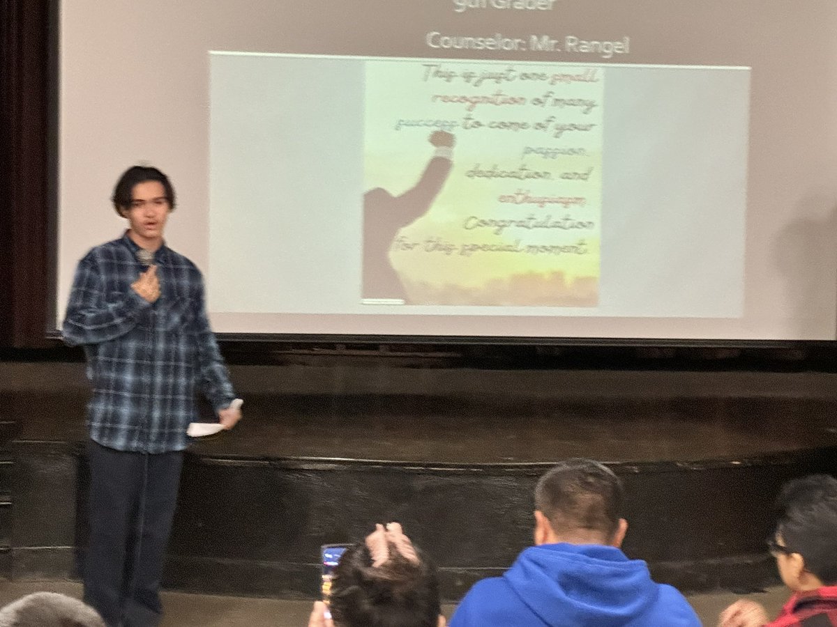 DrLHood's tweet photo. Thank you, Julian, for speaking to our parents and students about your journey as an English learner @ChaffeyEl https://t.co/7VDTTgC8th