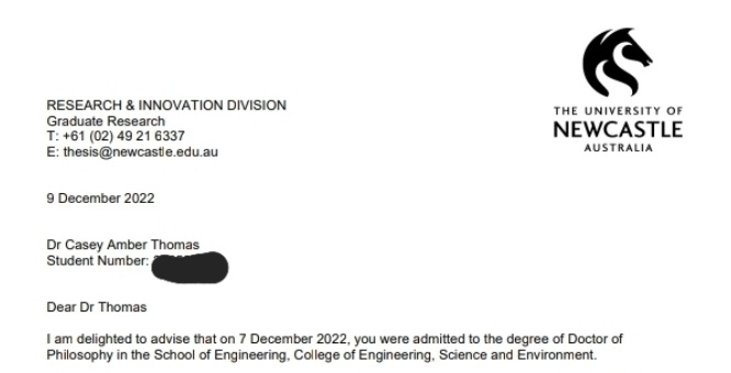 Casey Thomas (@caseyathomas) on Twitter photo i finally did it 🥲
<a href="/UON_research/">Uni Newcastle Research</a> <a href="/Colloids_AusNZ/">Australasian Colloids and Interface Society</a>
#PhDone i finally did it 🥲
<a href="/UON_research/">Uni Newcastle Research</a> <a href="/Colloids_AusNZ/">Australasian Colloids and Interface Society</a>
#PhDone