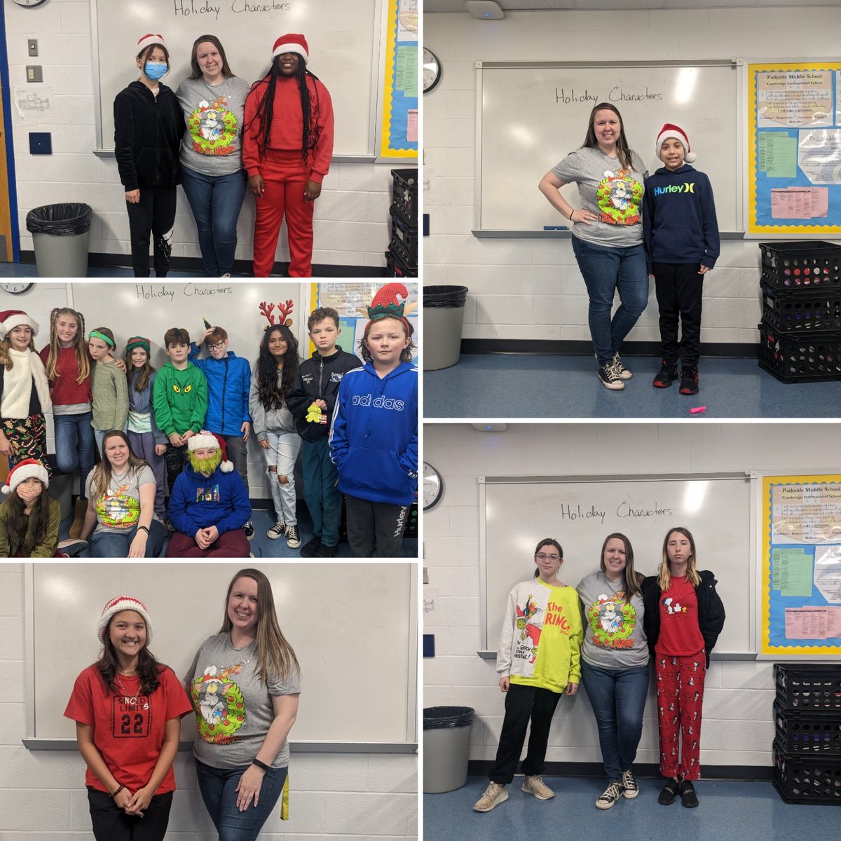 I have a bunch of Holiday Characters in my class! #parksideproud