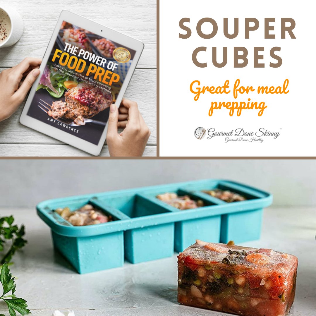 🥶 With <a href="/SouperCubes/">SouperCubes</a>, you can take your freezer meal prep to the next level. Freeze food in convenient serving sizes to keep it fresh.

Get soupercubes at amzn.to/3TDxEeA

#GourmetDoneSkinny #FoodPrep #FoodFreezing #FoodTray #FoodContainer #Mealprep #soupercubes