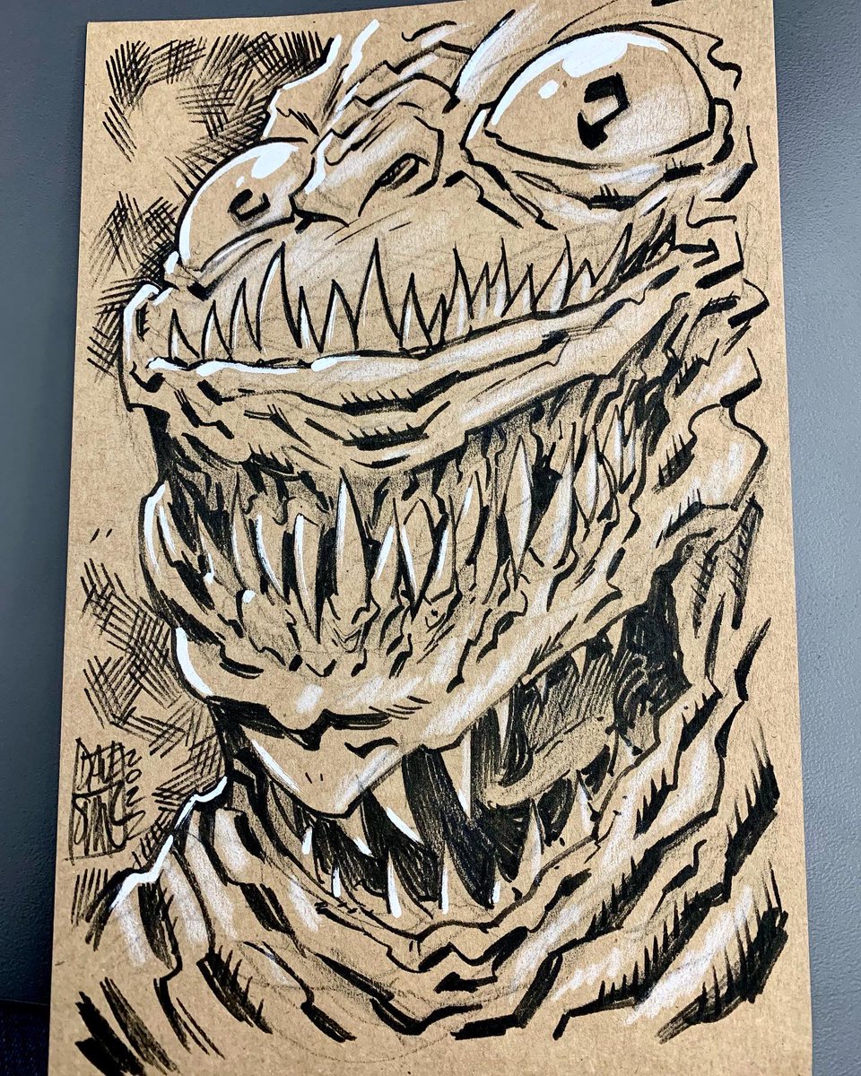 daveswartzart's tweet photo. Some monster from Noel Night at CCS last weekend! Got something very BIG planned for these.
#daveswartzart #monsterart #creatureart #creaturedesign #drawingmonsters #sketching #artistsoninstagram #artoftheday https://t.co/kr6xbw644d
