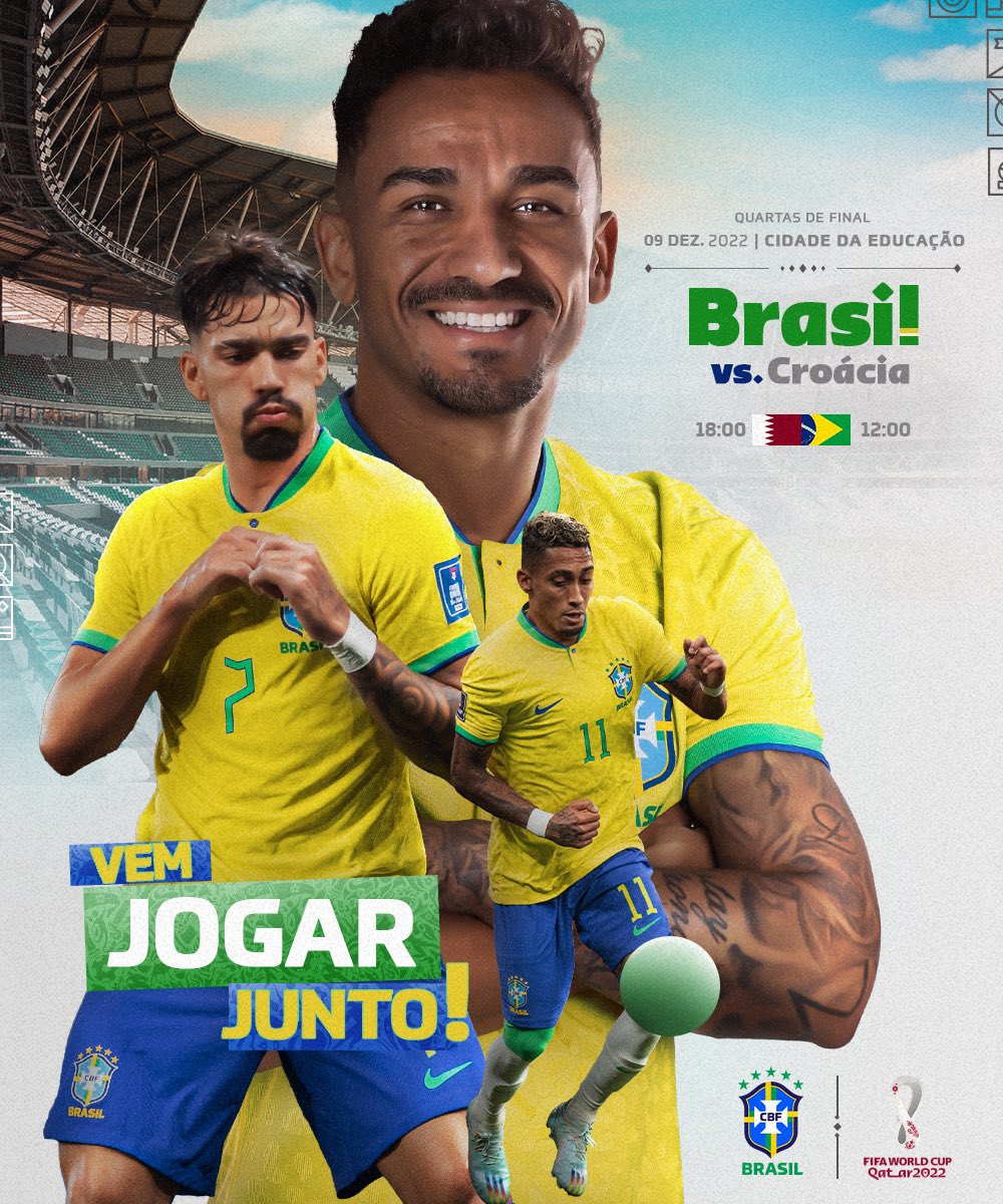 🚨🔥 EFOOTBALL 2023 JOGANDO A COPA DO MUNDO 2022 COM A SELEÇÃO BRASILEIRA