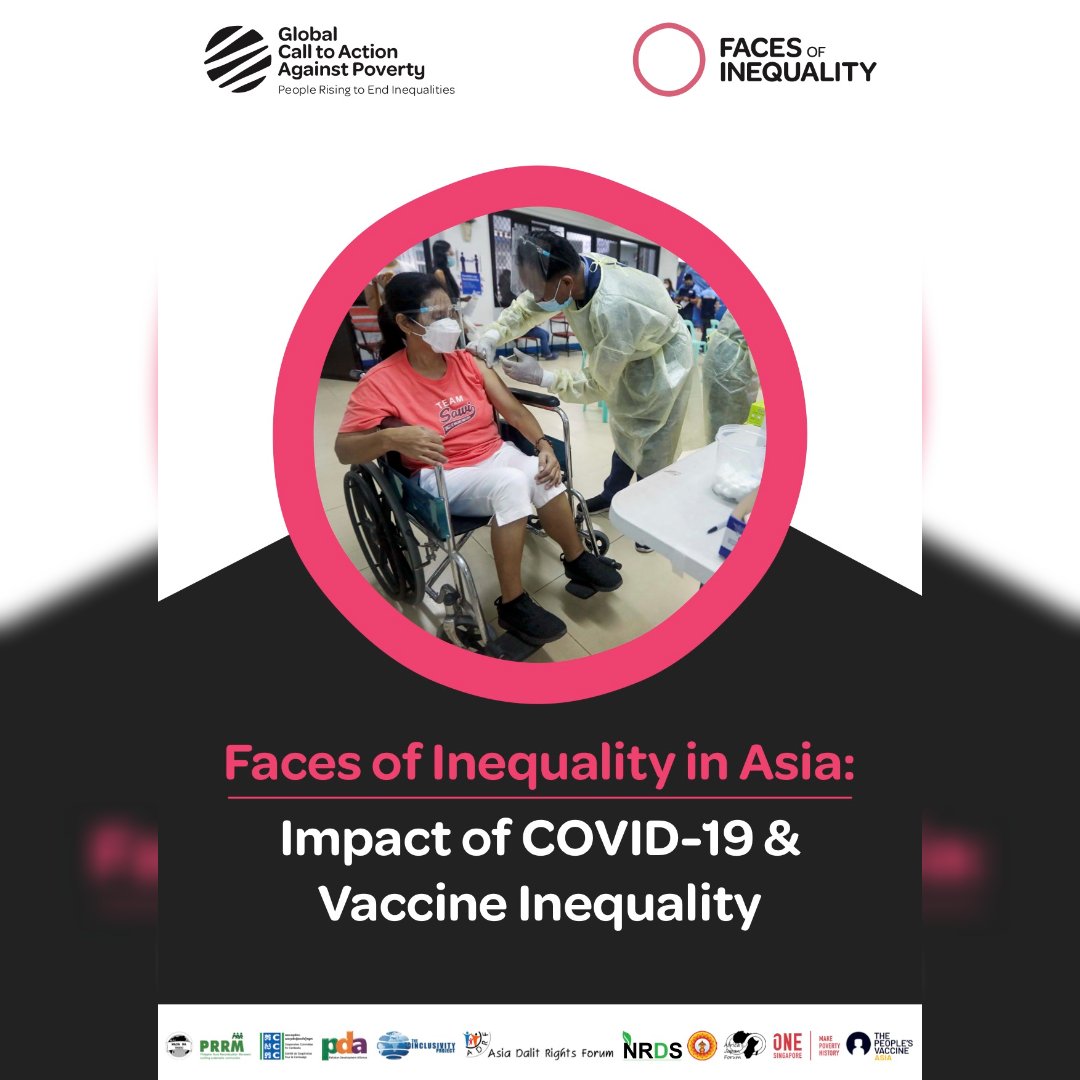 whiteband's tweet photo. The Faces of Inequality Report 2022 is out!
See more here: https://t.co/rLUyHf5I6i
In this report, we share stories from communities in Asia about their struggles for a #PeoplesVaccine & how #COVID impacted their lives.
Download the report here: https://t.co/GnKqKkblAr https://t.co/1rHTIj9kPf