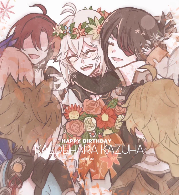 #今年も残りわずかなのでお気に入りの4枚を貼る im sorry i dont draw much this year but this is most fav birthday pieces  