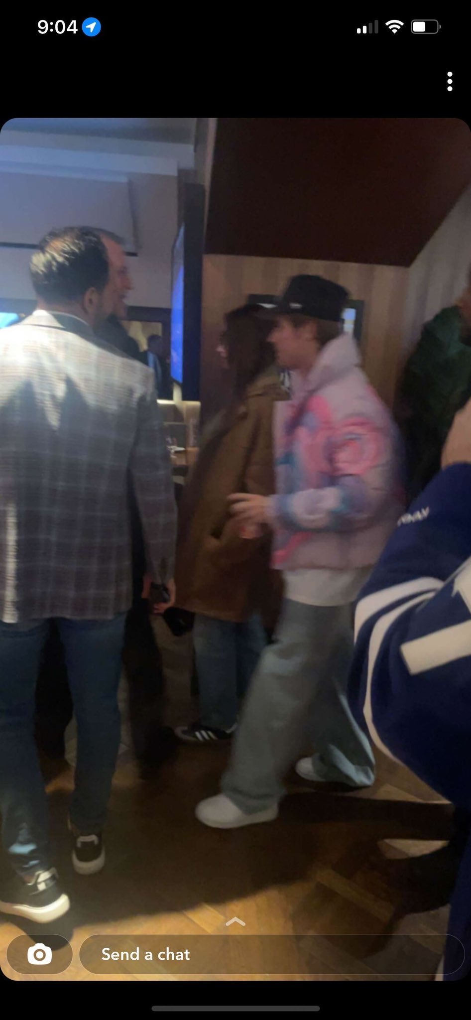 Justin Bieber News on X: Justin Bieber and Hailey Bieber at the Toronto  Maple Leafs VS Kings hockey game at the ScotiaBank Arena in Toronto,Ontario  (December 8)  / X