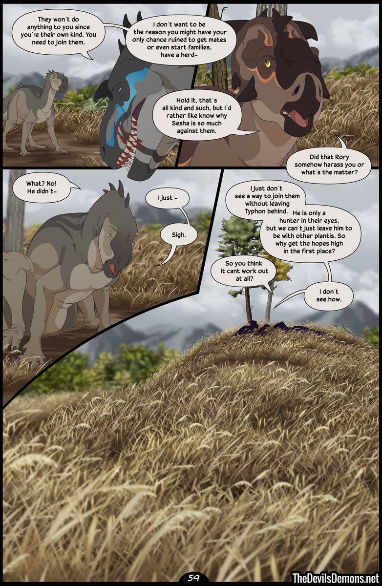 therbisofficial's tweet photo. Seems I had forgotten to post it here o.- 
Oopsi

🦖All about The Devils Demons :
Read the next 6 pages early on Patreon - >https://t.co/n9hlxLQz5k
Read the comic on the website ->  https://t.co/mvM6ANLNbx

#dinosaurcomic #webcomic #dinosaurs #dinowebcomic #jurassiccomic https://t.co/7DAL6ZqdL6
