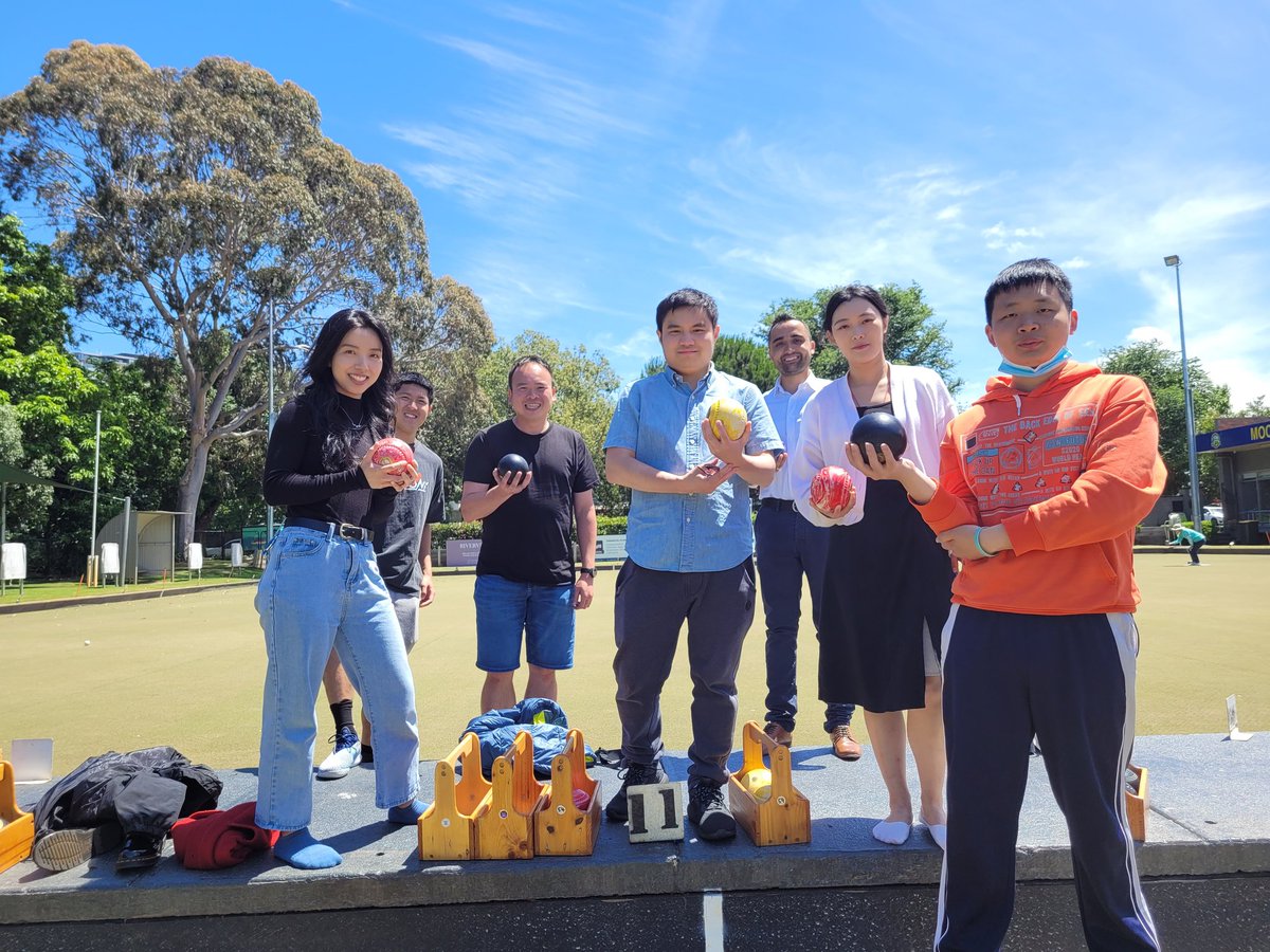 Leung Research Group (@leung_group) on Twitter photo Lawn bowling at the School of Chemistry <a href="/ChemistryUoM/">School of Chemistry | University of Melbourne</a> End of Year Party 2022 Lawn bowling at the School of Chemistry <a href="/ChemistryUoM/">School of Chemistry | University of Melbourne</a> End of Year Party 2022