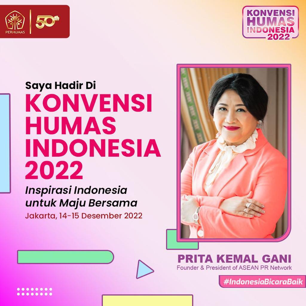 #KonvensiHumasIndonesia 2022 hadir mengusung tema Inspirasi Indonesia untuk Maju Bersama. Dalam momen spesial #50TahunPERHUMAS, kali ini kegiatan berlangsung secara hybrid.

DAFTAR SEKARANG:
bit.ly/KonvensiHumasI…
*Paling lambat Selasa, 13 Desember 2022

#IndonesiaBicaraBaik