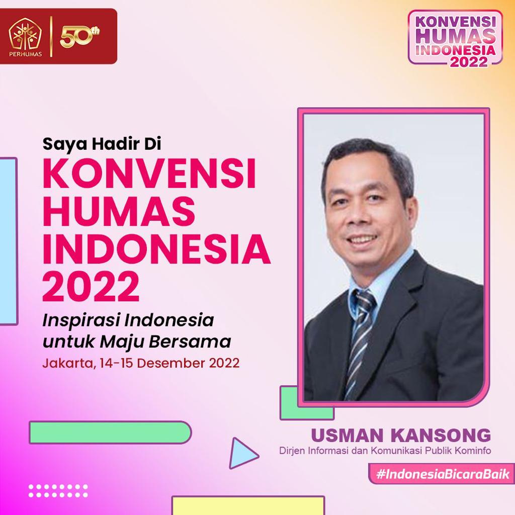 #KonvensiHumasIndonesia 2022 hadir mengusung tema Inspirasi Indonesia untuk Maju Bersama. Dalam momen spesial #50TahunPERHUMAS, kali ini kegiatan berlangsung secara hybrid.

DAFTAR SEKARANG:
bit.ly/KonvensiHumasI…
*Paling lambat Selasa, 13 Desember 2022

#IndonesiaBicaraBaik