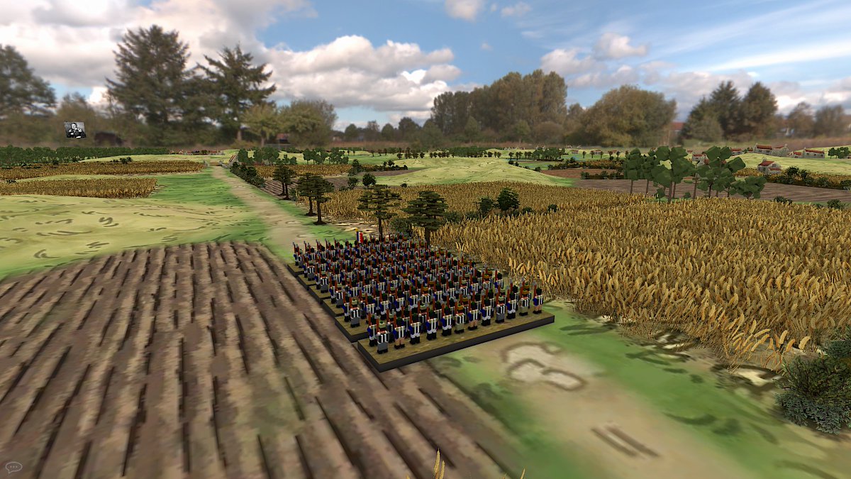 TheGascon's tweet image. Capt. Siborne's Large Model is, give or take 24' x 18'. This @TabletopSim Quatre Bras mod is roughly the same size with the figures in the same scale. Madness.  Brilliant madness.