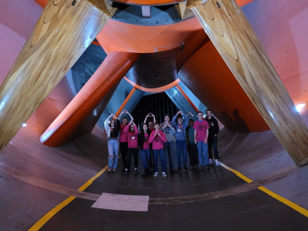 We squeezed in a very cool tour at the <a href="/GM/">General Motors</a>  Wind Tunnel today before checking into the <a href="/FIRSTinMichigan/">FIRST in Michigan</a>  FTC State Championship! Thanks, GM Kelly Aerodynamics Lab for the aero tech presentation and for meeting with our students!