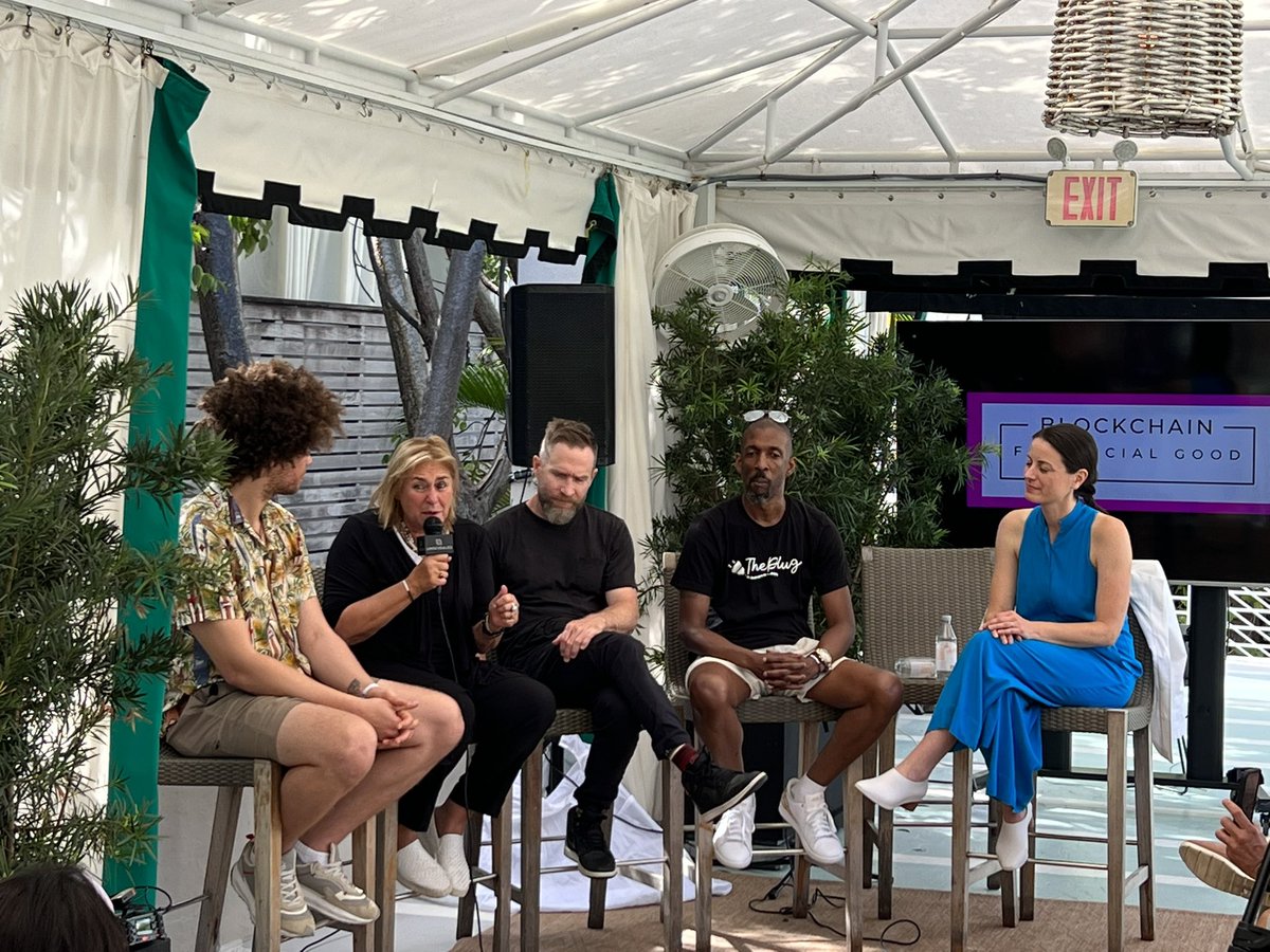 We were honored to host  <a href="/CityKids_NYC/">CityKids</a> for a thoughtful and moving discussion on ‘Artivism’ in Miami. <a href="/LaurieMeadoff/">Laurie Meadoff</a> @matai_theNFTguy @Immuse <a href="/KeyonnSheppard/">Keyonn Sheppard</a> @canedyknowles