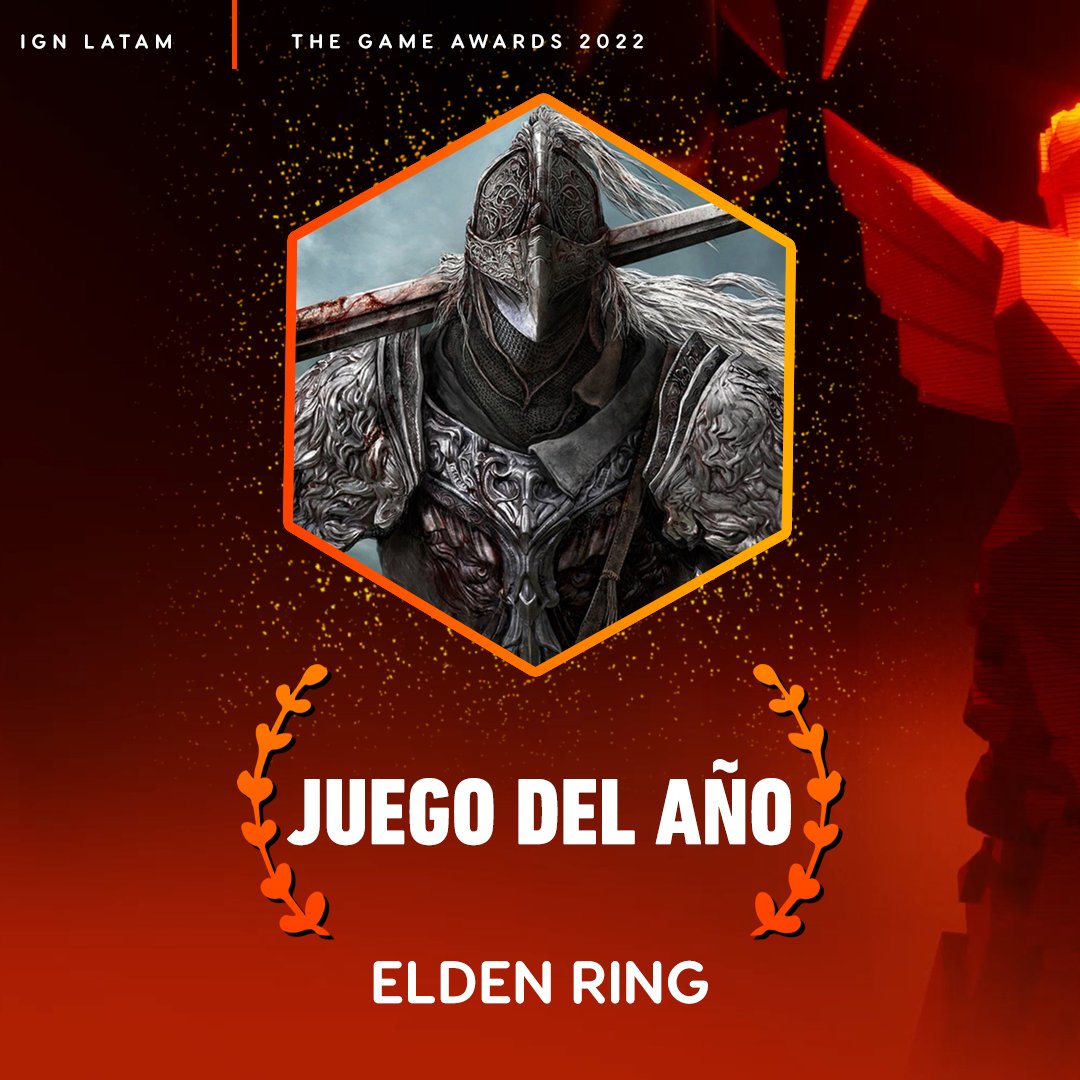 IGN Latinoamérica on X: ¡TENEMOS GOTY 2022! Elden Ring ganó el premio al  Juego del Año en #TheGameAwards 🔥 Revisa aquí la lista de todos los  ganadores de esta noche:   /