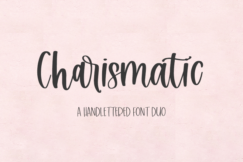 Want to see how your text looks in Charismatic Font Duo? Use this preview tool!

Charismatic Sans
Charismatic

Charismatic is best for:
- logos + branding
- crafting projects on your Cricut or Silhouette machine - Charismatic features a smooth edge

beckmccormick.com/product/charis…