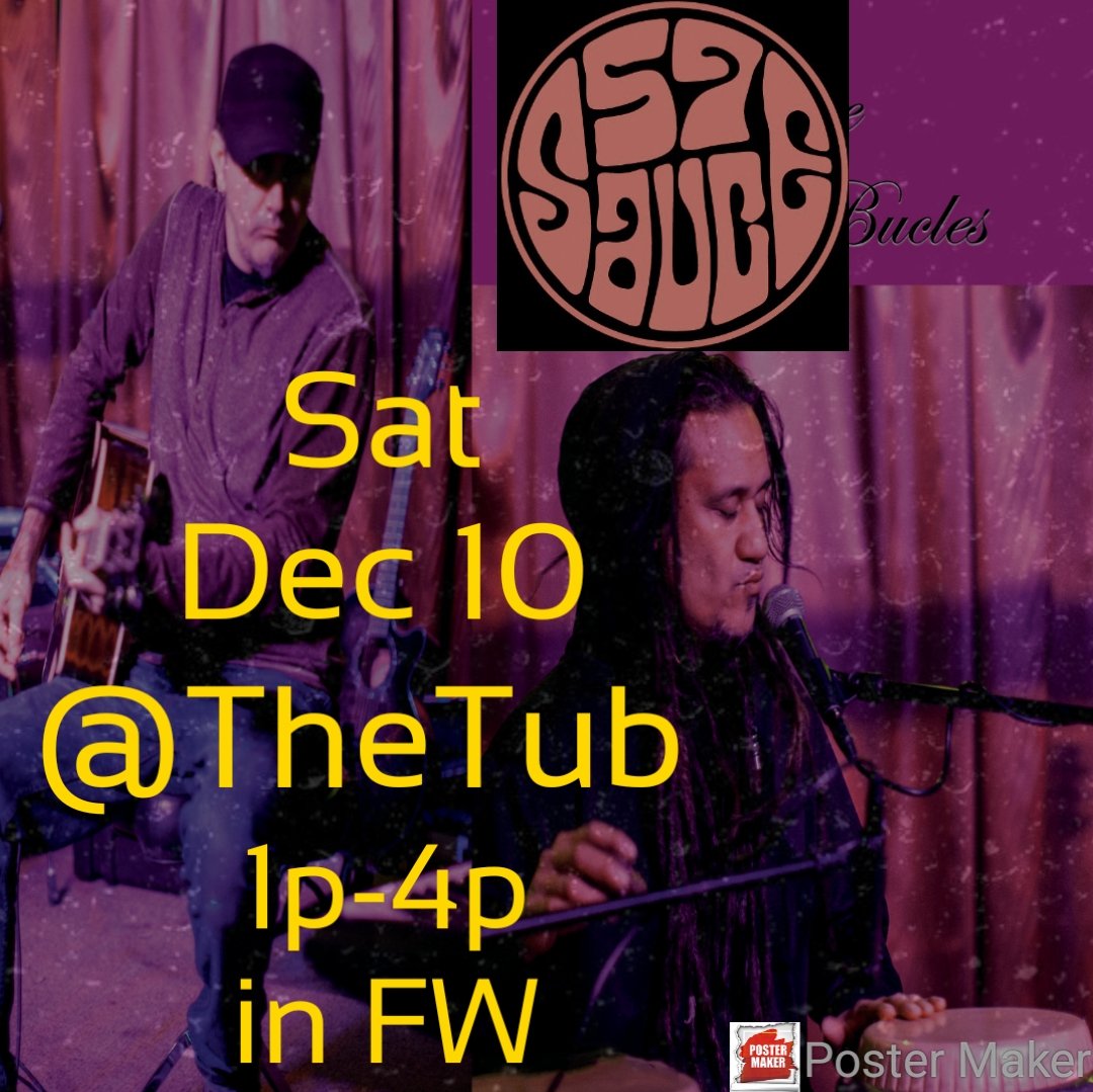57SauceBand's tweet photo. This Weekend in North TX
57 Sauce Duo Live!!!!
Fri @ Lynn's Saloon in Azle 9p-1a
Sat @ The Tub Bar in FW 1p-4p
Come Get Sauced https://t.co/97vtP6Axc4