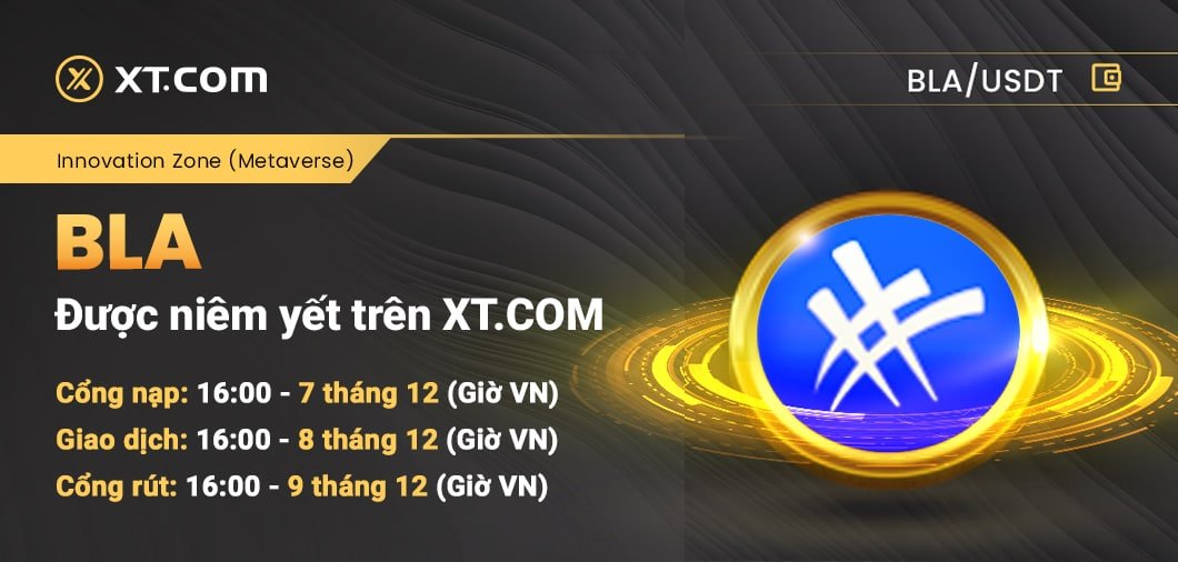 #XTexchange sẽ niêm yết BlueArtNFT (BLA) trong mục Innovation Zone(Metaverse) cặp giao dịch BLA/USDT 

✅ Nạp: 16:00 ngày 07/12 (giờ VN)
✅ Giao dịch: 16:00 ngày 08/12 (giờ VN)
✅ Rút: 16:00 ngày 09/12 (giờ VN)

Chi tiết: xtsupport.zendesk.com/hc/en-us/artic…