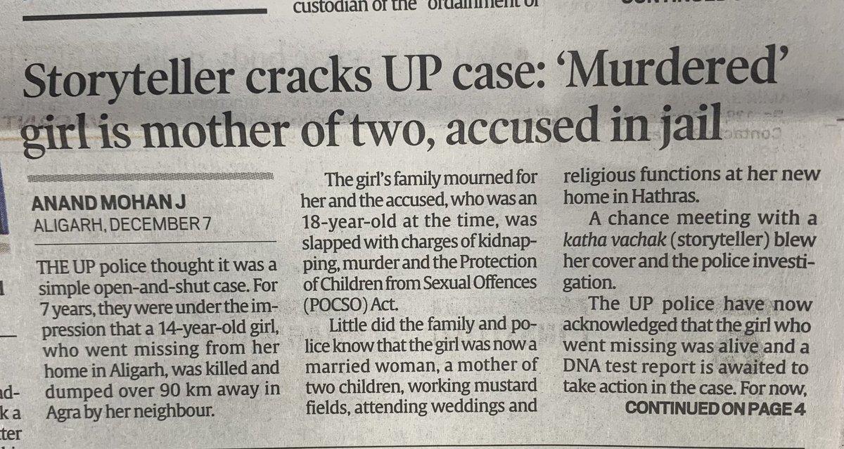 DiwakarSharmaa's tweet photo. Absolute botched-up work!! How the investigating officer CALLOUSLY claimed to have solved a sensitive case 7yrs ago? Why the superiors didn’t insist for #DNA_profiling to get iron-clad legal proof before imprisoning an innocent in a kidnapping/murder case? Whose body u recovered? https://t.co/btZMXVbomV