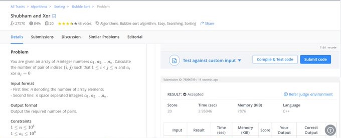 ajinkyak423's tweet image. #dsaindecember 
Day 7
 #challenge_day_2
challenge_day_2 HackerEarth
#acmdypiemr  #dsaindecember  
@acmdypiemr