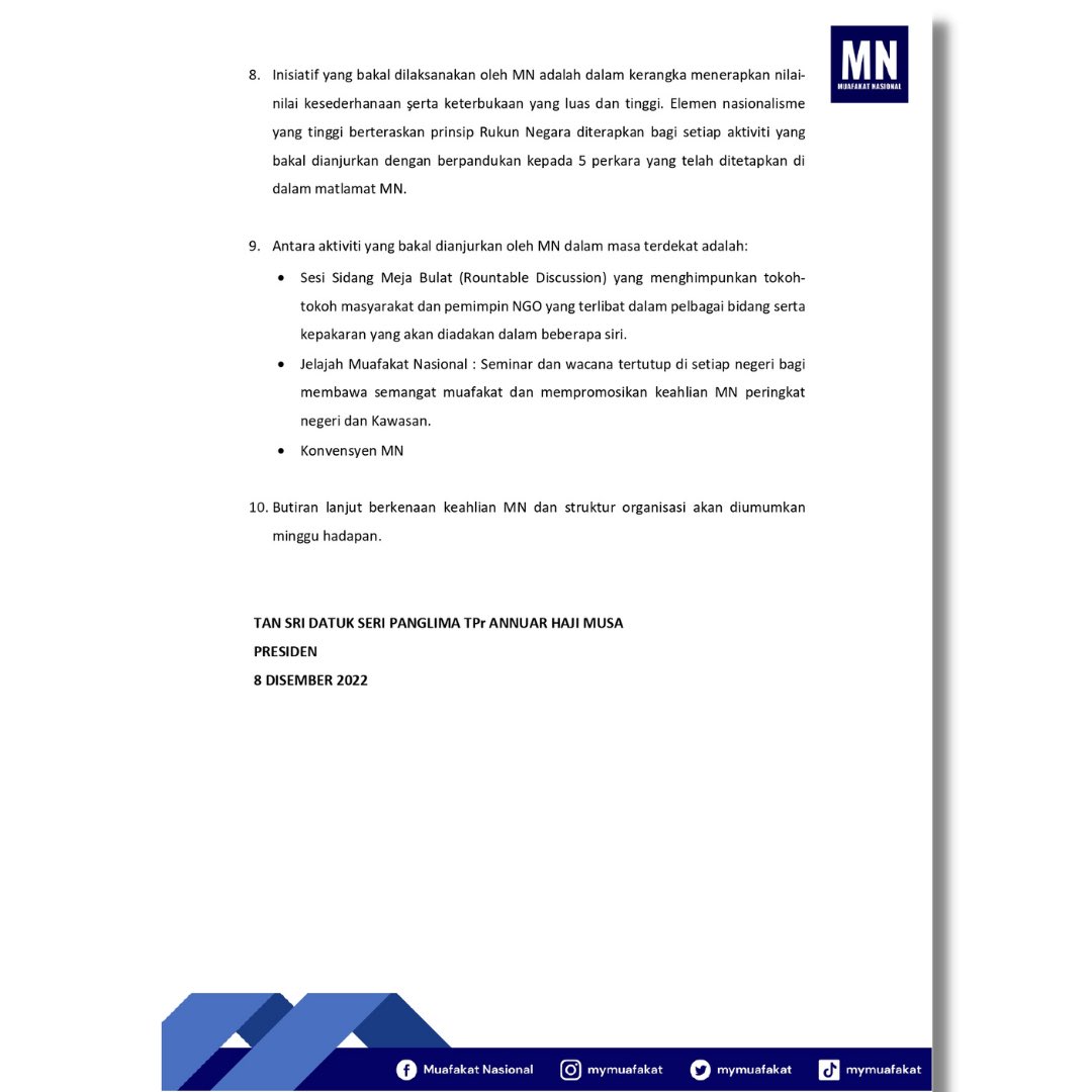 Kenyataan Media | 8 Disember 2022