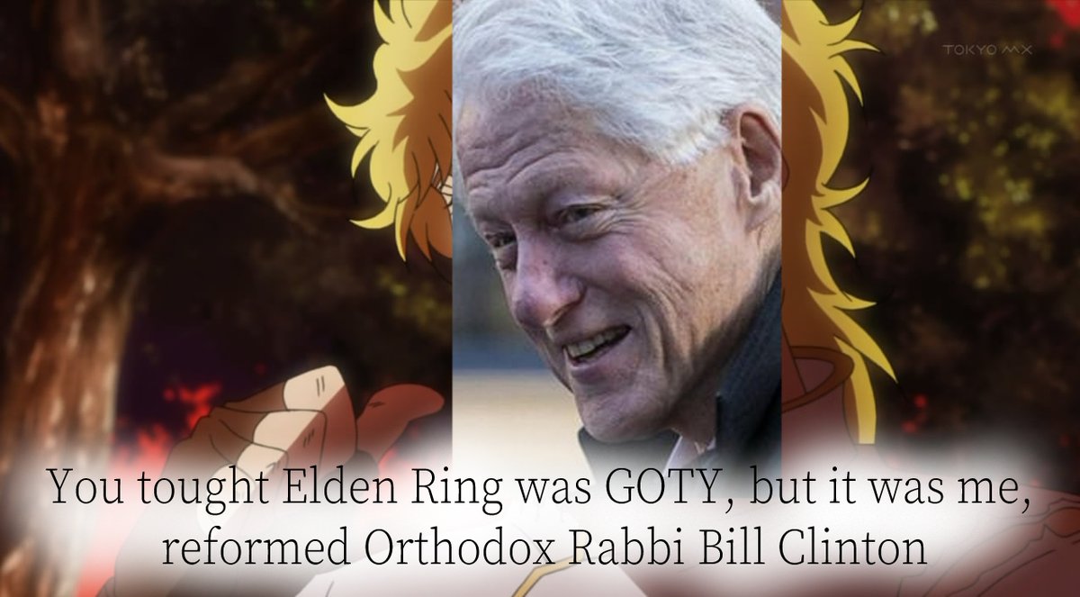 Wrong Spirit Ash Summoned for Help With Elden Ring GOTY Acceptance Speech, Bill  Clinton Kid / Reformed Orthodox Rabbi Bill Clinton