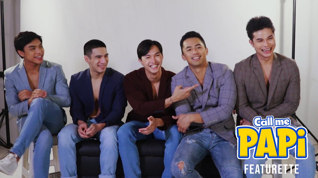 callmepapimovie's tweet photo. EXCLUSIVE ON OUR YOUTUBE CHANNEL: Call Me Papi Featurette - Usapang saging at itlog with Enzo Pineda, Albie Casiรฑo, Lharby Policarpio, Royce Cabrera and Aaron Concepcion - https://t.co/H0ZbTvSVWO
Catch them on the big screen on CALL ME PAPI. IN CINEMAS NOW! #CallMePapi https://t.co/rqY3xOkpiH