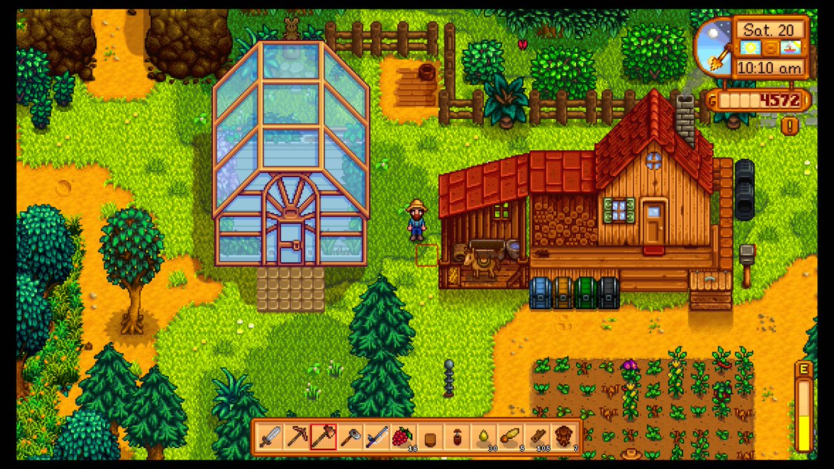 20th of Summer and I already have a horse and the greenhouse ....thanks Joja! 😂#stardewvalley #xbox #XboxShare