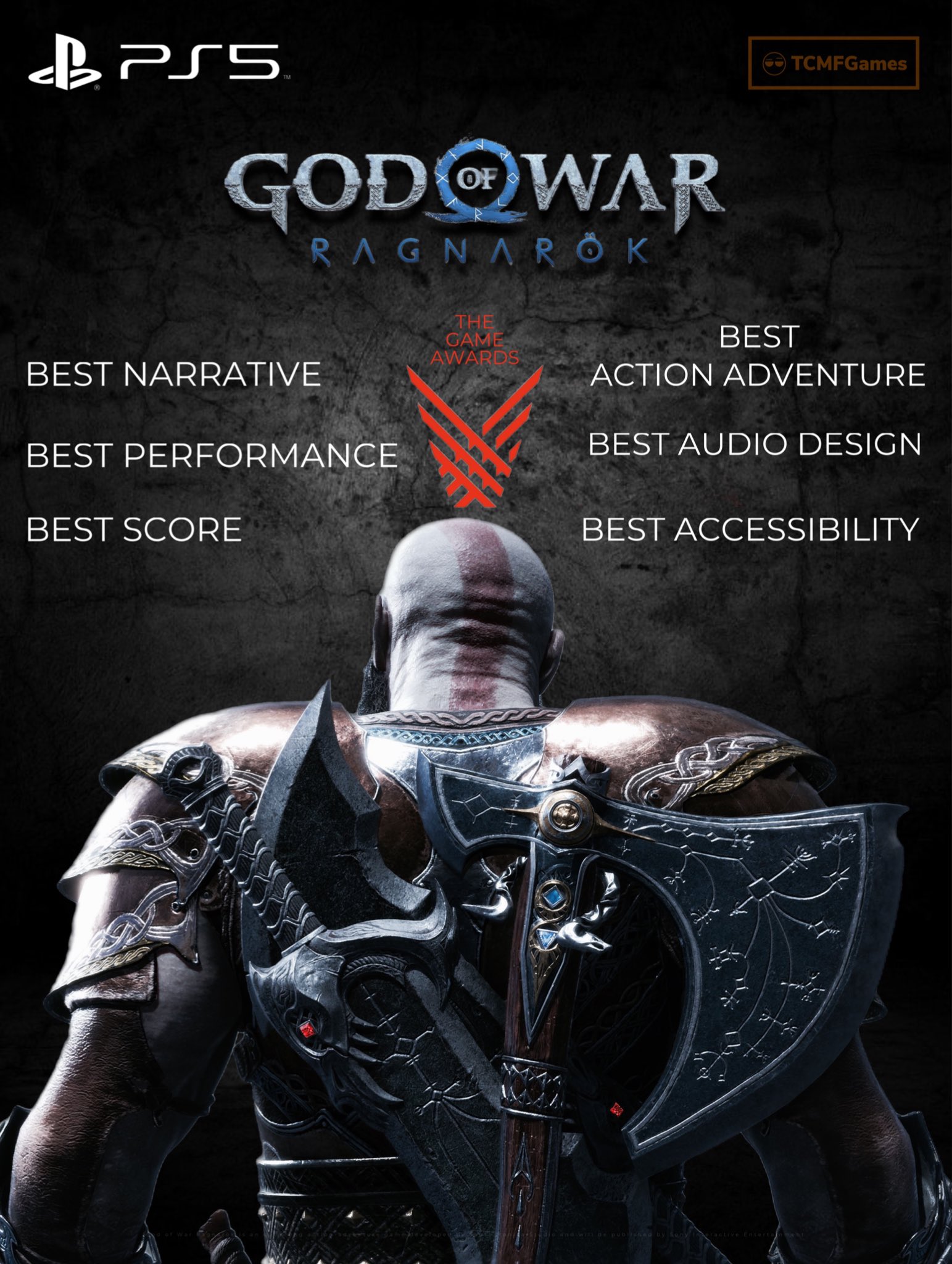 TCMFGames on X: God of War Ragnarok took home 6 awards tonight - PS5