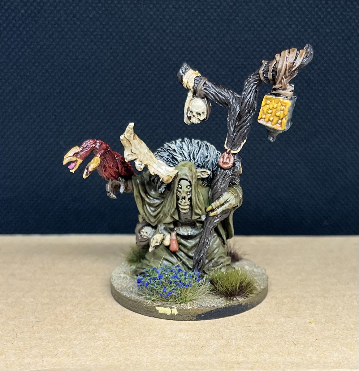 DMCFFD's tweet photo. Couple of baddies finished up for #6mmrpc. Cursed City Necromancer and a Corrupted Cauldron lad from @FenrisGames. Both will see action in Mordheim, Forbidden Psalm, and Frostgrave. https://t.co/drV4gI6xOq