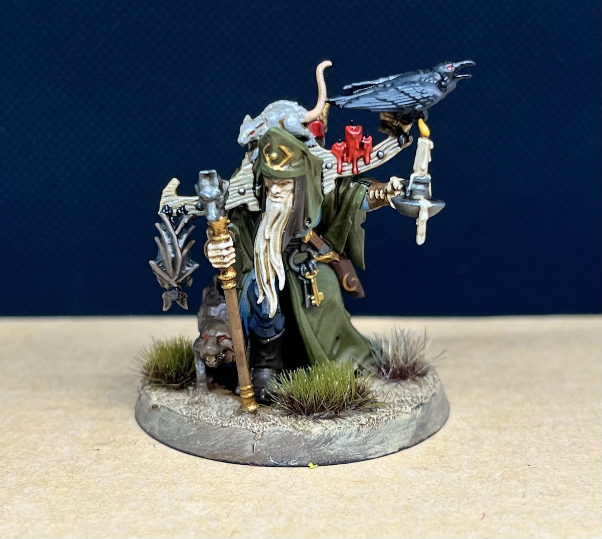 DMCFFD's tweet photo. Couple of baddies finished up for #6mmrpc. Cursed City Necromancer and a Corrupted Cauldron lad from @FenrisGames. Both will see action in Mordheim, Forbidden Psalm, and Frostgrave. https://t.co/drV4gI6xOq
