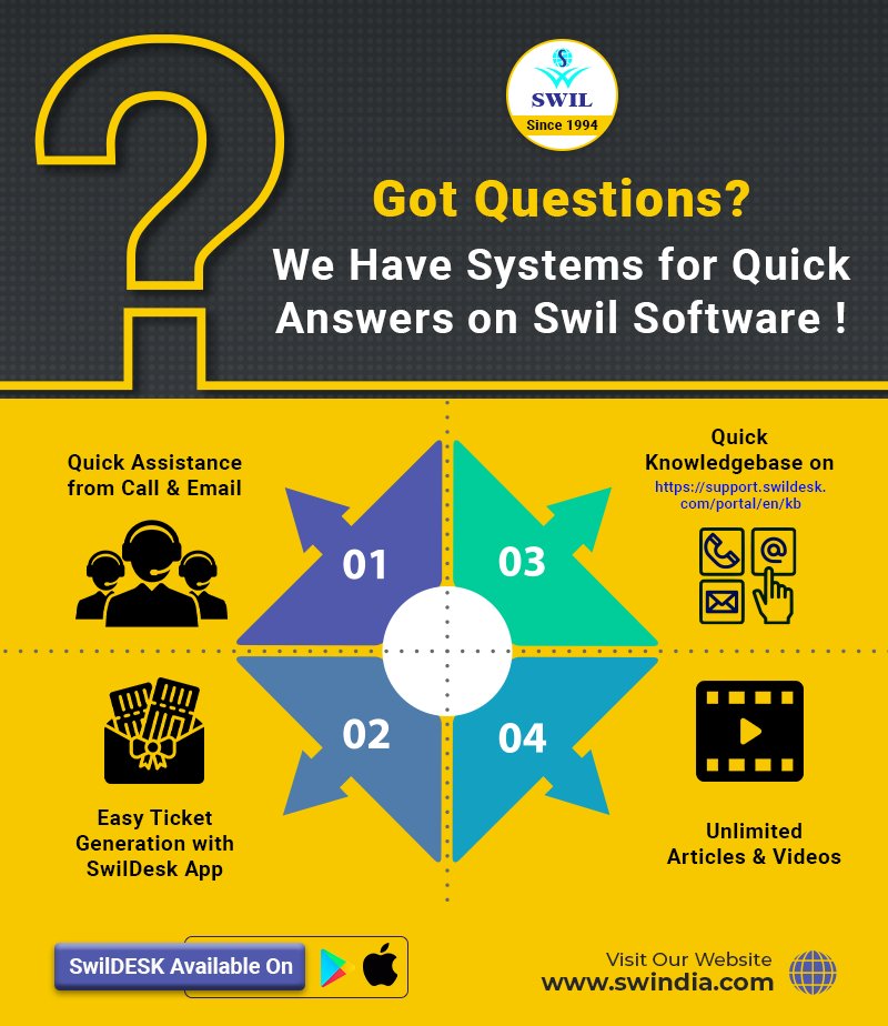 Retailgraph's tweet image. Choose SWIL for effective after-sales support on billing, accounting, and other business support. 
🌐 zcu.io/0b5i
📲 +91 95299 13873

#SwilDesk #SoftwareSupportServices #ITSolutionProvider #SoftwareSupport #SwilSoftware #Swildeskmobileapp