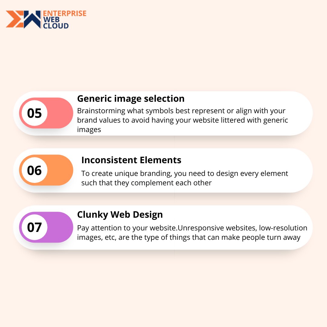 EnterpriseWebCd's tweet photo. Make sure not to make these mistakes when designing. Did we miss anything? Mention it in the comments below!
#marketingtips #digitalmarketing #websitedesign #WebDeveloper #businesses #enterprisewebcloud #websitetips #branding #brandingdesign #brandingmistake https://t.co/7Q64QPgnCk