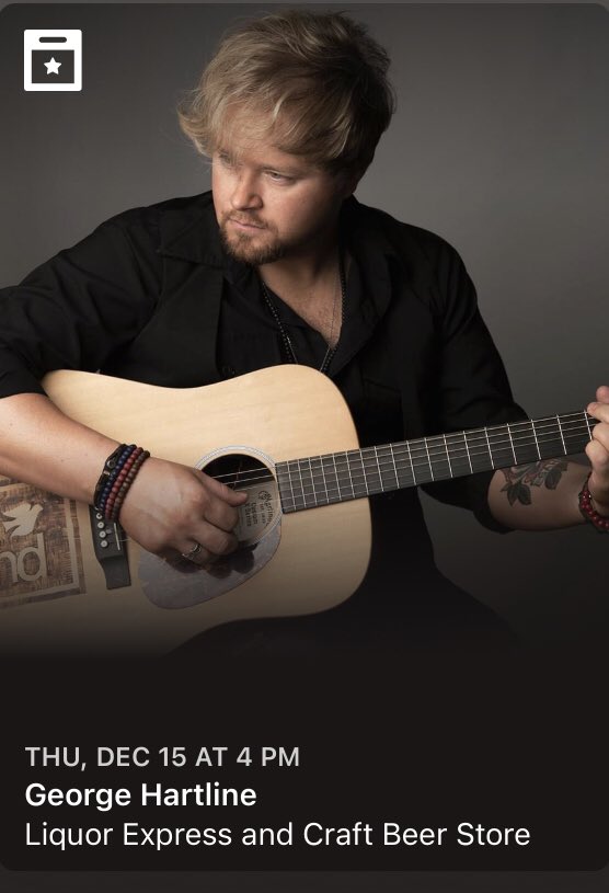 Hartline's tweet image. Thursday dec 15 I’m performing in Huntsville Alabama would love to see ya