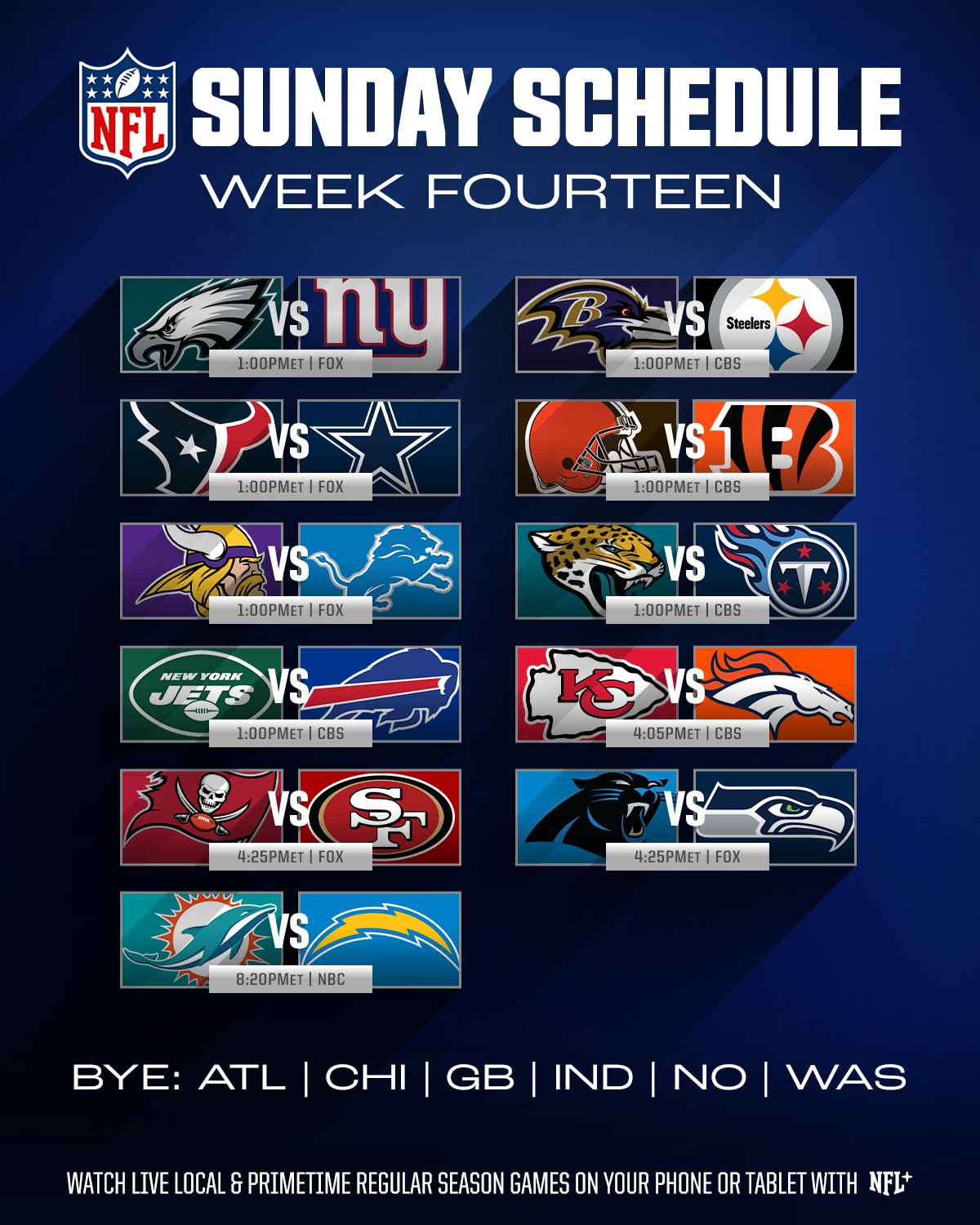 NFL on X: 'Football is fun. Back at it with 11 games on Sunday. 